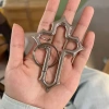 Carabiner Y2K Punk Star Hình Bầu Dục Móc Khóa Xe, Ba Lô Gothic, Giá 34.650₫ 5