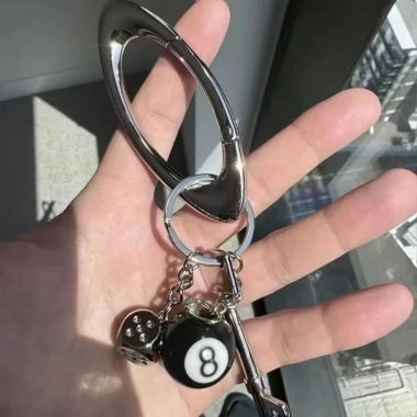 Carabiner Y2K Punk Star Hình Bầu Dục Móc Khóa Xe, Ba Lô Gothic, Giá 34.650₫