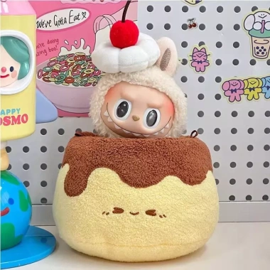 Caramel Pudding 10cm - Quần áo trẻ em, món tráng miệng chiikawa Nuwa, bánh mì, chó con, búp bê - Giá 109.621 VND