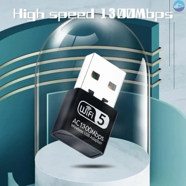Card mạng không dây USB AC1.300Mbps 2.4G/5G RTL8.812 - Tốc độ cao, giảm giá 340k 3 Card mạng không dây USB AC1.300Mbps 2.4G/5G RTL8.812 - Tốc độ cao, giảm giá 340k 3