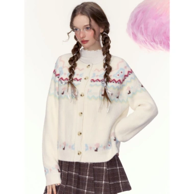 Cardigan Áo Len Nữ Retro Thu Đông Pháp – Lười Rời Dệt Kim, Giá 165.607₫ 4 Cardigan Áo Len Nữ Retro Thu Đông Pháp – Lười Rời Dệt Kim, Giá 165.607₫ 4