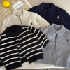 Cardigan Bé Trai 2-6 tuổi Sọc Đan Mùa Thu Thoáng Khí Nhẹ - Giá 249.201₫ Khuyến mại 2