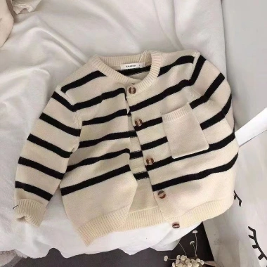 Cardigan Bé Trai 2-6 tuổi Sọc Đan Mùa Thu Thoáng Khí Nhẹ - Giá 249.201₫ Khuyến mại 8