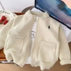 Cardigan Dây Kéo Bé Trai 2-6Y Thu Đông Thiên Nhiên, Thoáng Khí Nhẹ, Thời Trang 8