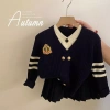 Cardigan dệt kim hai mảnh phong cách Hàn Quốc mùa thu đông - Siêu tiết kiệm, chỉ 272.758₫