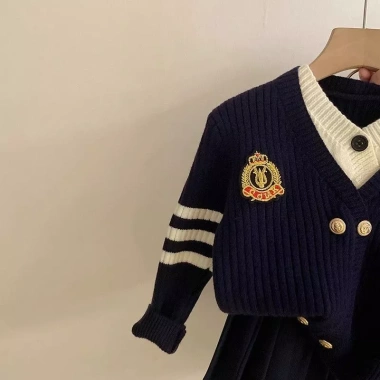 Cardigan dệt kim hai mảnh phong cách Hàn Quốc mùa thu đông - Siêu tiết kiệm, chỉ 272.758₫