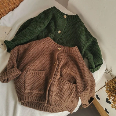 Cardigan Dứa Đan Unisex 2-6Y Mùa Thu - Nhẹ, Thoáng Mát, Phong Cách Nhiệt Đới, Thân Thiện Môi Trường - Giá 300.511 VND 2