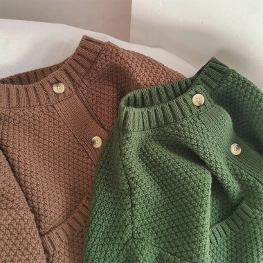 Cardigan Dứa Đan Unisex 2-6Y Mùa Thu - Nhẹ, Thoáng Mát, Phong Cách Nhiệt Đới, Thân Thiện Môi Trường - Giá 300.511 VND 6