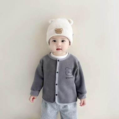 Cardigan Lông Cừu Dày Cho Trẻ Em - Homewear Thu Đông, Bé Trai & Bé Gái Dễ Thương 8 Cardigan Lông Cừu Dày Cho Trẻ Em - Homewear Thu Đông, Bé Trai & Bé Gái Dễ Thương 8
