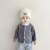 Cardigan Lông Cừu Dày Cho Trẻ Em - Homewear Thu Đông, Bé Trai & Bé Gái Dễ Thương 9