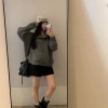 Cardigan Mùa Đông Hàn Quốc Cổ Cao Nút Sừng - Áo Len ấm áp, giảm giá 22% chỉ 135k 7