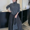 Cardigan nữ cổ rùa Hàn Quốc mùa thu đông dệt kim dày mềm mại giữ nhiệt 8