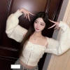 Cardigan nữ dáng ngắn tay pông Gợi Cảm Desire kèm khăn choàng len - 142.560 VND 8