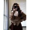 Cardigan và Top Rời Cổ V Sang Trọng, Dệt Kim Mỏng, Hoàn Hảo Khi Kết Hợp Với Váy Ngắn Bộ Đồ Hai Mảnh 129k 7