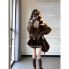 Cardigan và Top Rời Cổ V Sang Trọng, Dệt Kim Mỏng, Hoàn Hảo Khi Kết Hợp Với Váy Ngắn Bộ Đồ Hai Mảnh 129k 8