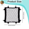 Cargo Net Trunk Rack cho Xe máy & Xe đạp - Mũ bảo hiểm, Bungee Net chắc chắn, giá 63.800₫ 3
