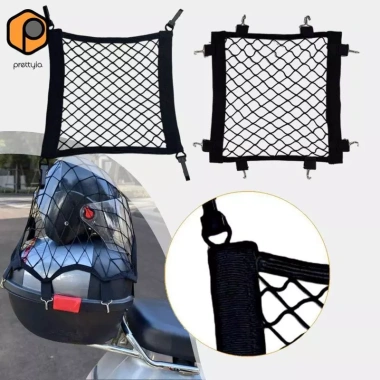 Cargo Net Trunk Rack cho Xe máy & Xe đạp - Mũ bảo hiểm, Bungee Net chắc chắn, giá 63.800₫ 5 Cargo Net Trunk Rack cho Xe máy & Xe đạp - Mũ bảo hiểm, Bungee Net chắc chắn, giá 63.800₫ 5