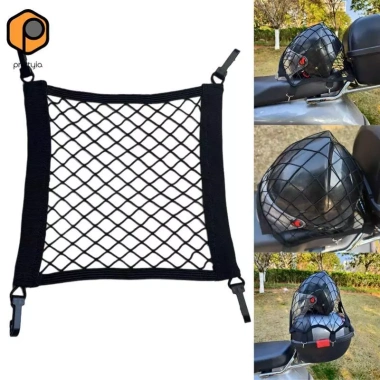 Cargo Net Trunk Rack cho Xe máy & Xe đạp - Mũ bảo hiểm, Bungee Net chắc chắn, giá 63.800₫