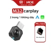 CarPlay không dây 2-in-1 - Cắm chạy ngay, hỗ trợ iPhone & Android, gọn nhẹ, giá 368.000đ