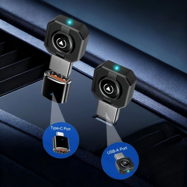 CarPlay không dây 2-in-1 - Cắm chạy ngay, hỗ trợ iPhone & Android, gọn nhẹ, giá 368.000đ 2 CarPlay không dây 2-in-1 - Cắm chạy ngay, hỗ trợ iPhone & Android, gọn nhẹ, giá 368.000đ 2