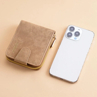 CarrKen Mới Nam Ngắn Snap Dây Kéo Ví Đa Năng - Túi Đựng Tiền, Xu Hộ Chiếu Giá 109.080₫