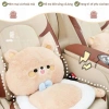 CarSpa Set Tựa Trên Xe Ô Tô Gấu Thỏ Đeo Nơ Dễ Thương Tựa Cổ, Gối Tựa Lưng, 105k 5