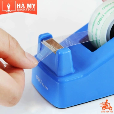 Cắt băng dính để bàn Deli E811 cỡ nhỏ, tiện lợi, giá chỉ 49.000₫ 2