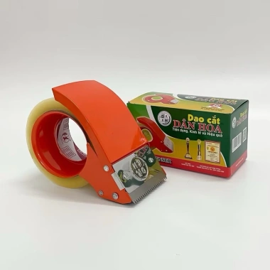 Cắt Băng Keo Dân Hoa Tay Cầm Chắc Chắn, Lưỡi Cắt Thép Không Gỉ Sắc Nhọn - Đóng Hàng, Giá 15.000đ