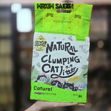 Cát Đậu Nành Catural 6L (2kg) Cho Mèo - Tự Nhiên, Ít Bụi, Vón Cục Nhanh, 79.000đ 2