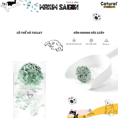 Cát Đậu Nành Catural 6L (2kg) Cho Mèo - Tự Nhiên, Ít Bụi, Vón Cục Nhanh, 79.000đ 4