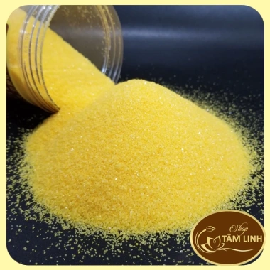 Cát kim sa vàng đặt lư hương 500g - Cát vàng tro chất lượng, giá ưu đãi 8.000đ 3 Cát kim sa vàng đặt lư hương 500g - Cát vàng tro chất lượng, giá ưu đãi 8.000đ 3