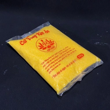 Cát kim sa vàng đặt lư hương 500g - Cát vàng tro chất lượng, giá ưu đãi 8.000đ 6 Cát kim sa vàng đặt lư hương 500g - Cát vàng tro chất lượng, giá ưu đãi 8.000đ 6