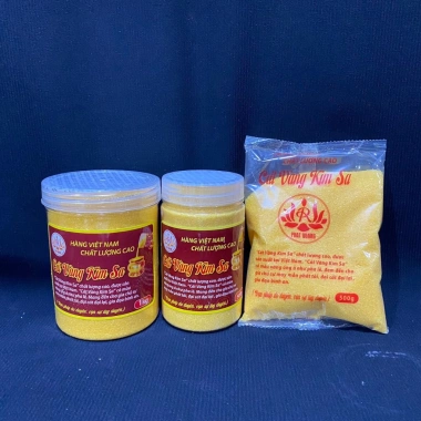 Cát kim sa vàng đặt lư hương 500g - Cát vàng tro chất lượng, giá ưu đãi 8.000đ