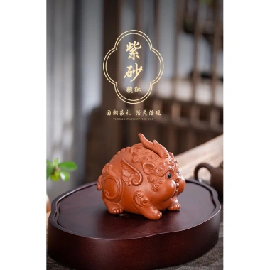Cát May Mắn Tím Đáng Yêu - Đồ Trang Trí Pixiu Thú Cưng, Phòng Khách, Bàn Trà 8