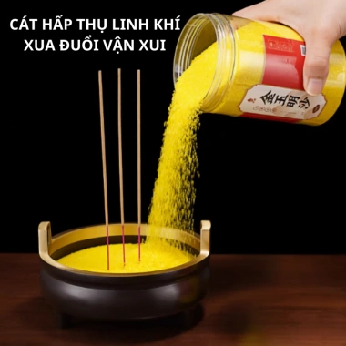 Cát Vàng Kim Sa Đặt Lư Hương SOPMEDIA - Đặt Nhang Thờ Cúng Giá 34.000đ Giảm Giá