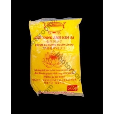 Cát vàng kim sa hạt mịn dễ cắm nhang 500gr/1kg - Giá chỉ 12.000 VND, giảm mạnh 8