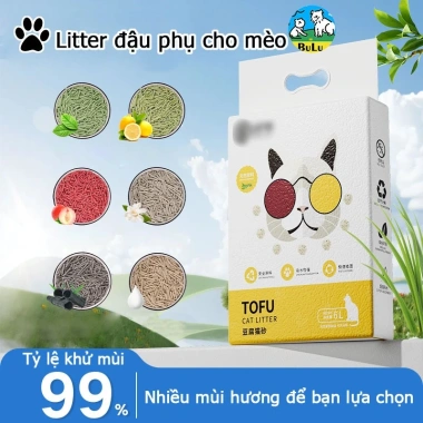 Cát vệ sinh đậu hũ xả toilet không nghẹt, khử mùi 98% nhanh, không bụi 2,4kg - Giá ưu đãi 465.474 VND
