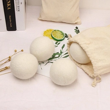CATIYAHA 6 Bóng giặt nhà tái sử dụng 6-8cm - Giảm tĩnh điện, làm mềm quần áo nhanh 6