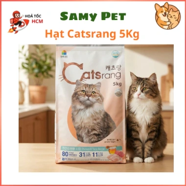 CatSrang 5kg Hạt Mèo Trên 3 Tháng - Vị Gà và Cá Ngừ Thơm Ngon, Giá Ưu Đãi 265k 4 CatSrang 5kg Hạt Mèo Trên 3 Tháng - Vị Gà và Cá Ngừ Thơm Ngon, Giá Ưu Đãi 265k 4