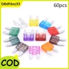 Cầu chì 60 chiếc cho xe tải ô tô tự động 5A-30A - Bộ phân loại đa năng, giá chỉ 262k