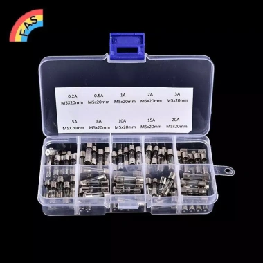 Cầu chì ống thủy tinh Qui Blow 5x20mm - Bộ 100 cái, thổi nhanh, giảm giá 59.600 VND 8
