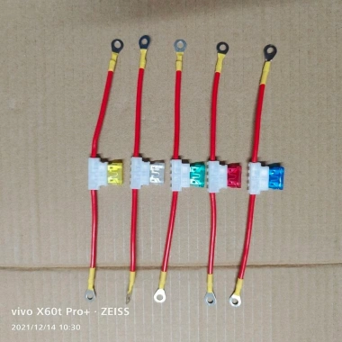 Cầu chì xe điện 30A Đế ổ cắm Pin ba bánh Chống cháy dây đồng vuông Cầu chì ô tô 2.5A Giá ưu đãi 57,254 VND