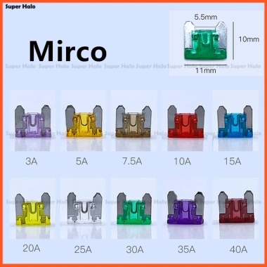 Cầu Chì Xe Hơi 2A 30A Đa Dòng Bảo Vệ An Toàn Giá 5.225 VND Giảm Đặc Biệt 5