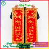 Câu đối đỏ chất nhung 35x97cm - Trang trí Tết, lời chúc Xuân Hạnh Phúc, chỉ 108.000₫
