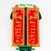 Câu đối đỏ chất nhung 35x97cm - Trang trí Tết, lời chúc Xuân Hạnh Phúc, chỉ 108.000₫ 2
