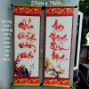 Câu đối tết 27x79cm kèm nẹp treo - Quà Tết, Tranh thư pháp, giảm còn 99.000đ 4