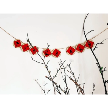 Câu Đối Tết Gỗ Treo Trang Trí Nhà Cửa Decor Cổ Truyền Đón Năm Mới Giá 50.000₫ 5