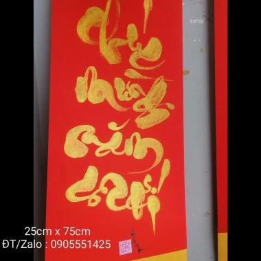 Câu đối Tết – Quà Ông Bà, Cha Mẹ – Tranh Thư Pháp Cung Chúc Tân Xuân – 120.000đ