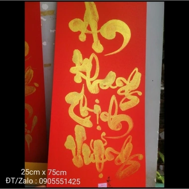 Câu đối Tết – Quà Ông Bà, Cha Mẹ – Tranh Thư Pháp Cung Chúc Tân Xuân – 120.000đ