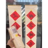Câu đối tre 30x120cm chữ thư pháp Trang trí Tết dán hoa vàng giá 180.000 2